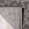 thumbnail image 6 of SAFAVIEH Courtyard Ava Floral Indoor/Outdoor Runner Rug, Anthracite/Light Grey, 2'3" x 6'7", 6 of 10