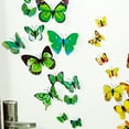 thumbnail image 4 of Sunjoy Tech 1 Set Wall Butterflies Stickers 3D No Mark Left Removable Animal Great Stickiness Home Beautification with Foam Glue Different Shapes Butterflies Decals Home Decor Stuff, 4 of 8