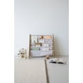 thumbnail image 3 of 3 Sprouts Recycled Fabric Kids Book Rack Storage Bookshelf Organizer in Blueberry Taupe Terrazzo for Ages 3+, 3 of 4