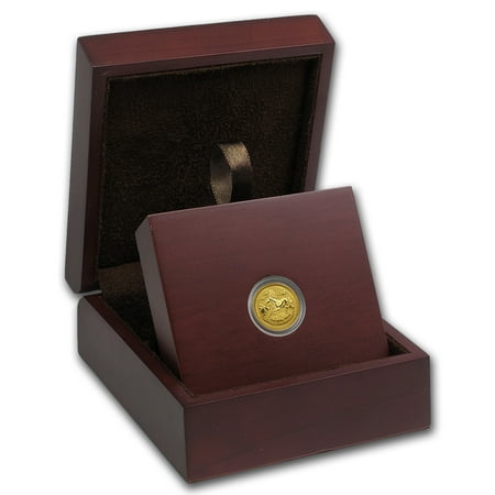 APMEX Wood Gift Box - 1/20 oz Perth Mint Gold Coin