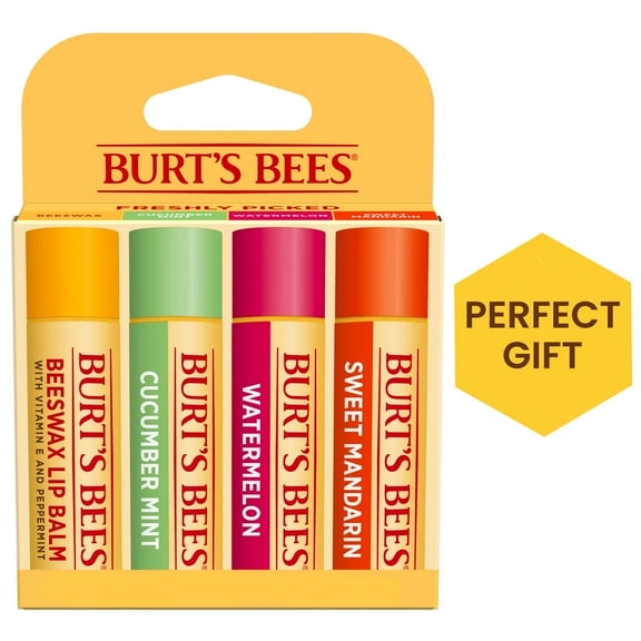Burt's Bees Lip Balm Pack, 4 ct, 0.15 oz.