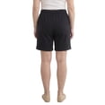 thumbnail image 5 of (2 pack) Turtle Bay New York Womens Interlock Knit cotton Shorts with elastic waistband and adjustable drawstring, 5 of 7