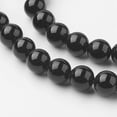 thumbnail image 3 of Natural Black Onyx Beads Strands Round Grade A Dyed & Heated 8~8.5mm Hole: 1mm about 45~47pcs/strand 14.9 inch(38cm) DIY, 3 of 3