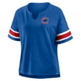 thumbnail image 4 of Women's Fanatics Royal Chicago Cubs Curl Route T-Shirt, 4 of 5