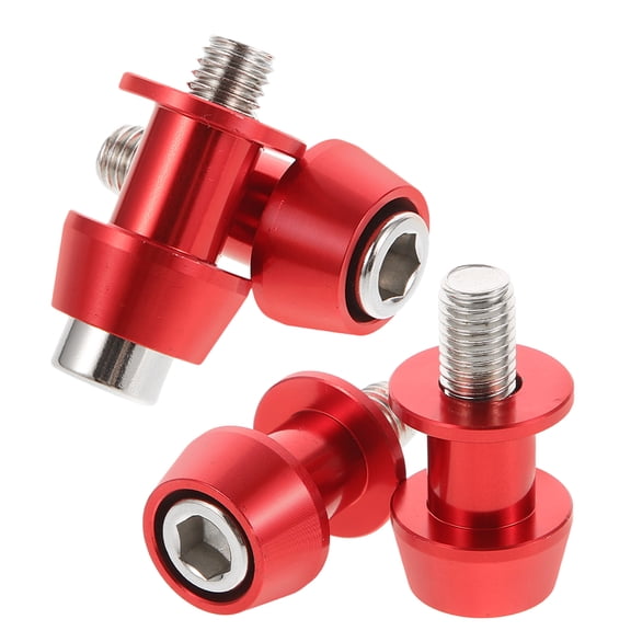 2 Pairs Motorbike Swing Arm Spools Slider Kickstand Motorcycle Screws
