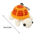thumbnail image 4 of Msgweeeg Cute Keychain Woman Gifts Cute Turtle Keychain Mini Turtle Woolen Hook Weaving Doll Creatives Doll Keychain Pendant Gift for Anniversary, Birthday, Christmas, 4 of 7