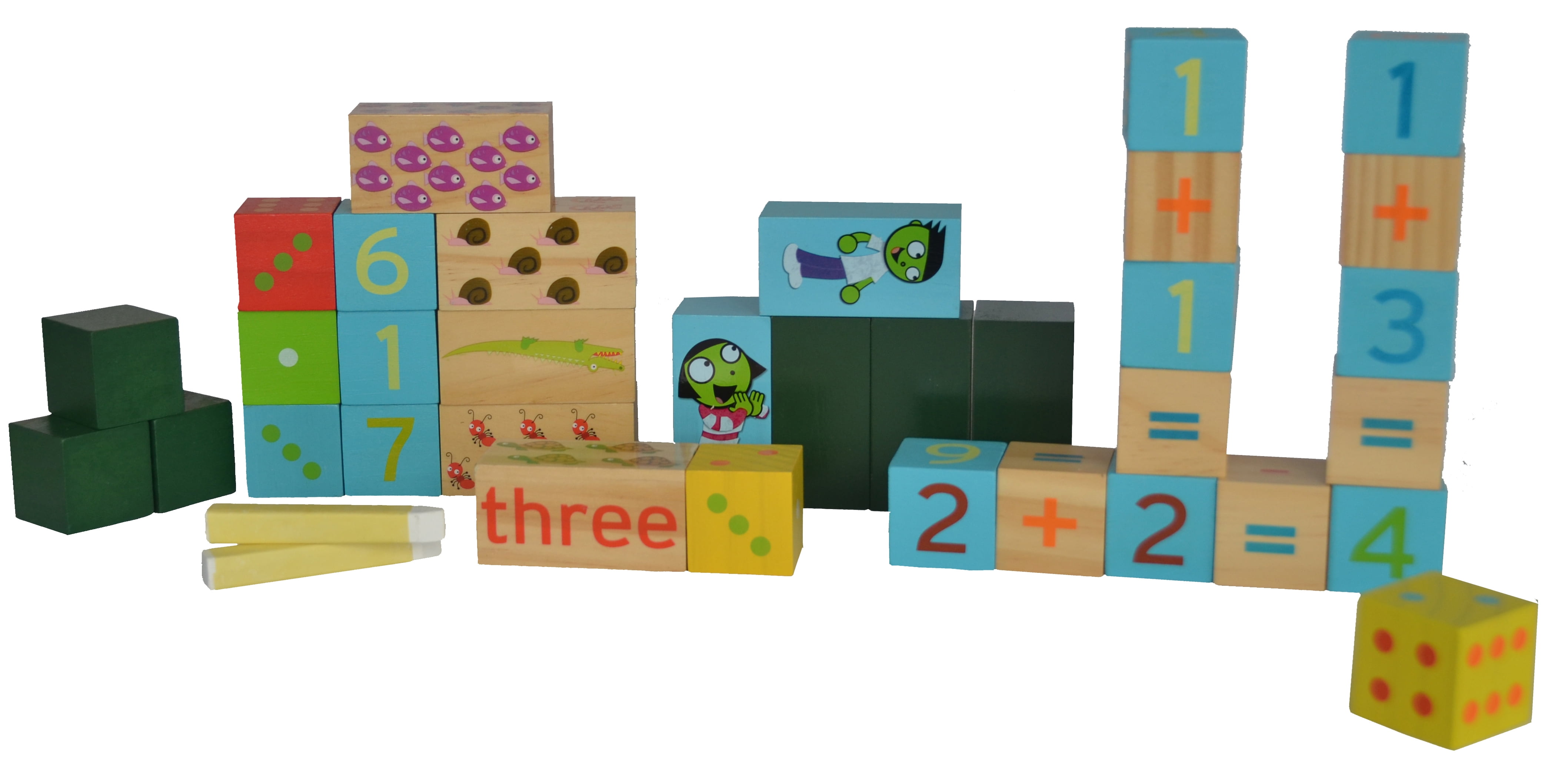 Wooden Number Building Blocks Walmart Canada