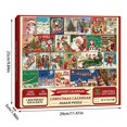 thumbnail image 3 of Christmas Vintage Countdown Puzzle Blind : 1000 PCS Festive Design For Holiday Toys, 3 of 9