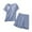 Light Blue, variant on Nmnitkp Pajamas for Women Set,Womens Pajamas Soft Cotton Pjs Short Sleeve Lounge Sets Casual Two Piece Pjs With Pockets