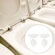thumbnail image 4 of Juego de tornillos y tuercas de bisagra para asiento de inodoro, plástico, 2 uds., 39x39mm, 4 of 5