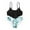 Black, variant on lnmuld Two Piece Solid Color Girls Swimsuit Set Tropical Leaf Print Swimwear for Juniors and Water Activities Size:13-14 Years