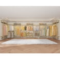 thumbnail image 6 of Timate U4 U Shape Garment Rack Heavy Duty Clothes Rack, Expandable Industrial Pipe Clothing Rack Wall Mounted Closet Extra Large Closet Rack Walk in Closet System, Closet Kit Gold, 6 of 7