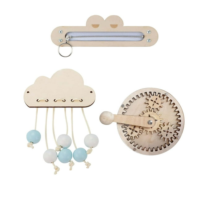 Milaget Accessoires de Tableau d'Activités Jouet Éducatif d'Apprentissage Précoce