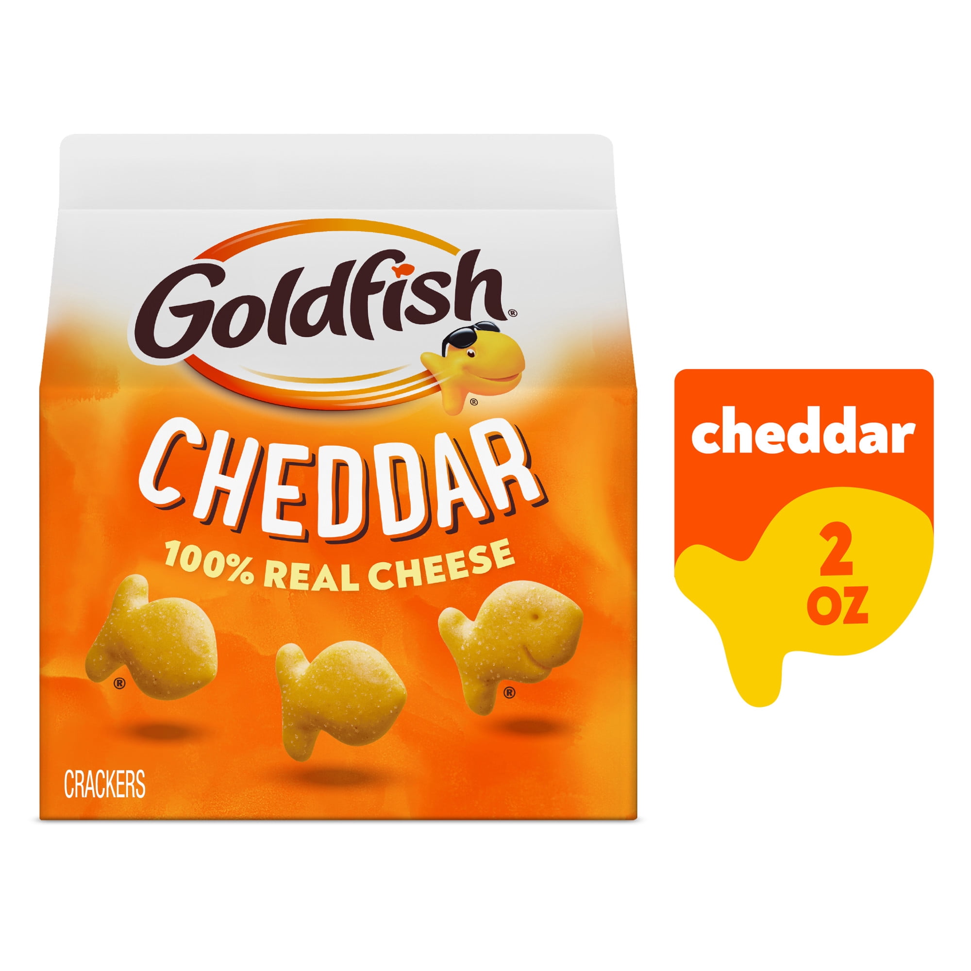 Goldfish Cheddar Cheese Crackers, 2 oz Carton