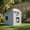 Blue, variant on MAYEERTY Dual-Door Cat House for Indoor & Outdoor, Rain-Resistant Sloped Roof Pet Retreat with Easy-Clean Leak Holes