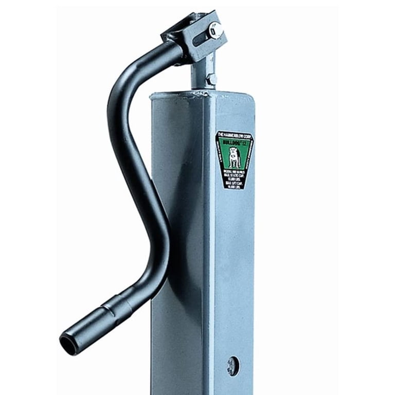 Bulldog Heavy Duty Square Trailer Jack, 12000 Lb Lift, Steel