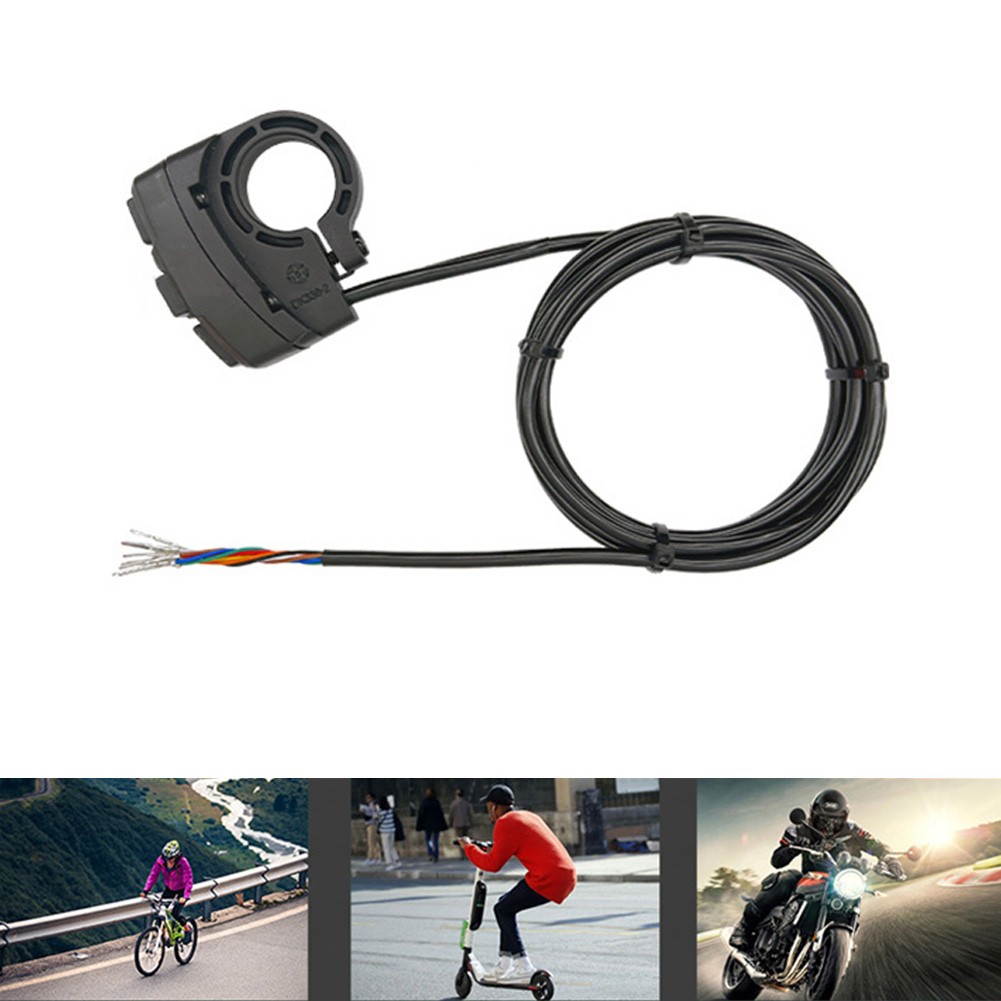 Leke 48V/36V Electric Bike Scooter Light Switch DK336 Motorcycle Button