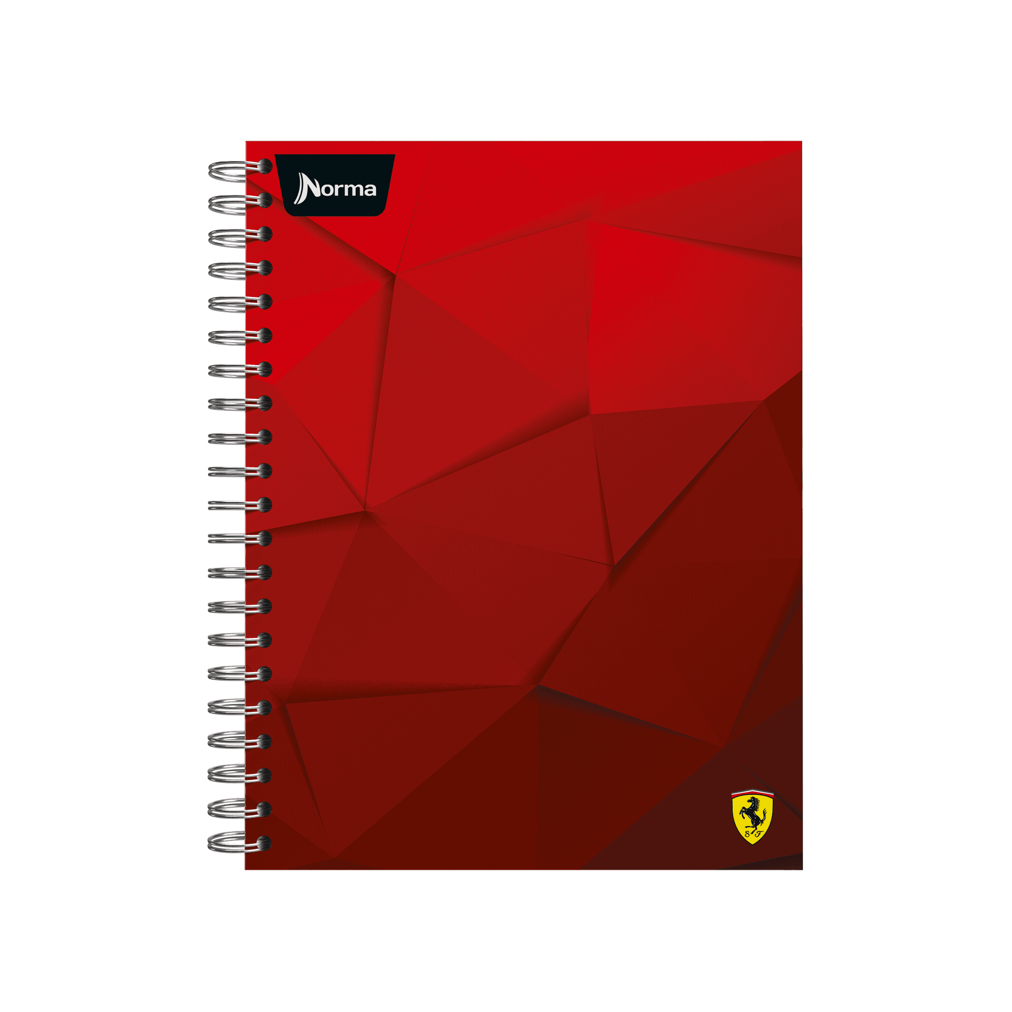Norma Ferrari DB Large Wide Rule Spiral Notebook 9" x 11" Multicolor 200 Sheets