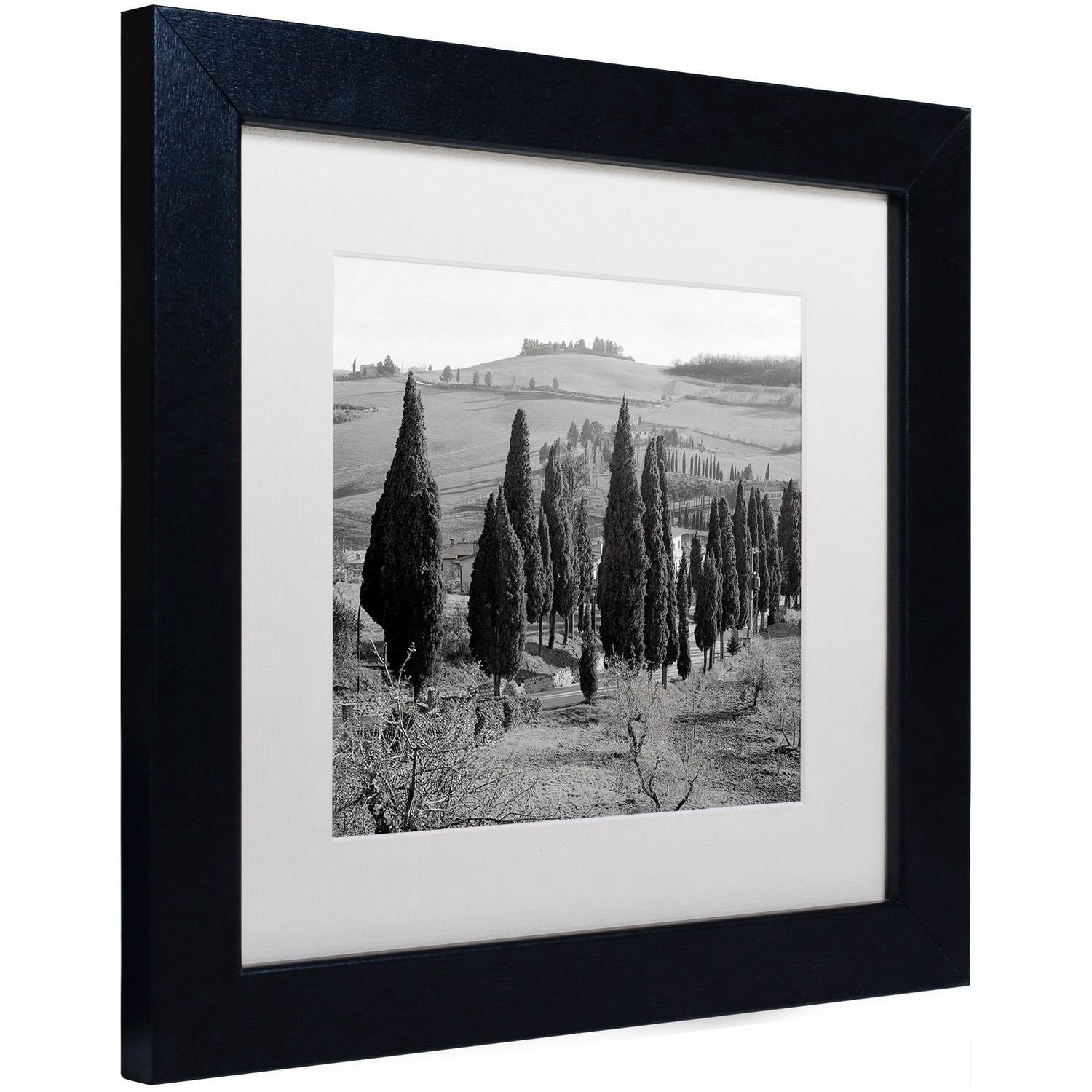 Trademark Fine Art "Tuscany IV" Canvas Art by Alan Blaustein, White Matte, Black Frame
