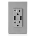 thumbnail image 3 of USB OUTLET 20AMP GRAY, 3 of 5