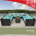 thumbnail image 2 of Bermuda 11 Piece Outdoor Wicker Patio Furniture Set 11a, 2 of 7