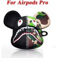 thumbnail image 2 of Compatible con Airpods Pro Case Cute, diseño de dibujos animados 3D de silicona para Airpods Pro Case para niños/niñas/adolescentes (lindo tiburón), 2 of 5