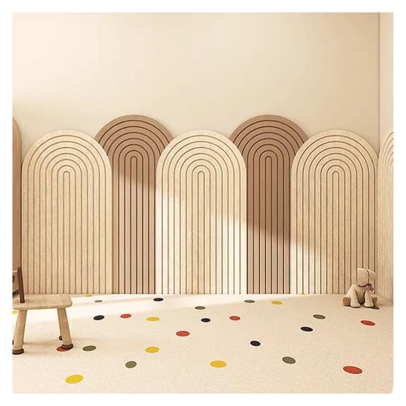 Felt Wall Padding,DIY Cuttable Wall Decor Protector,3D Anti Collision Upholstered Wall Panels for Classroom,Home,Bedroom