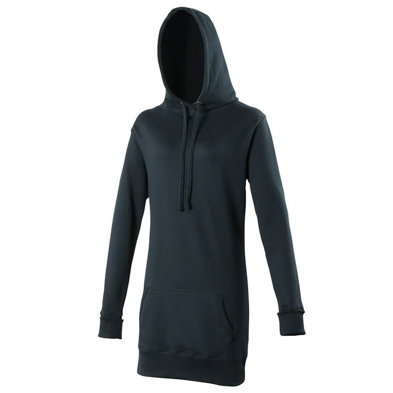Awdis Girlie Womens Longline Hooded Sweatshirt Hoodie Walmart