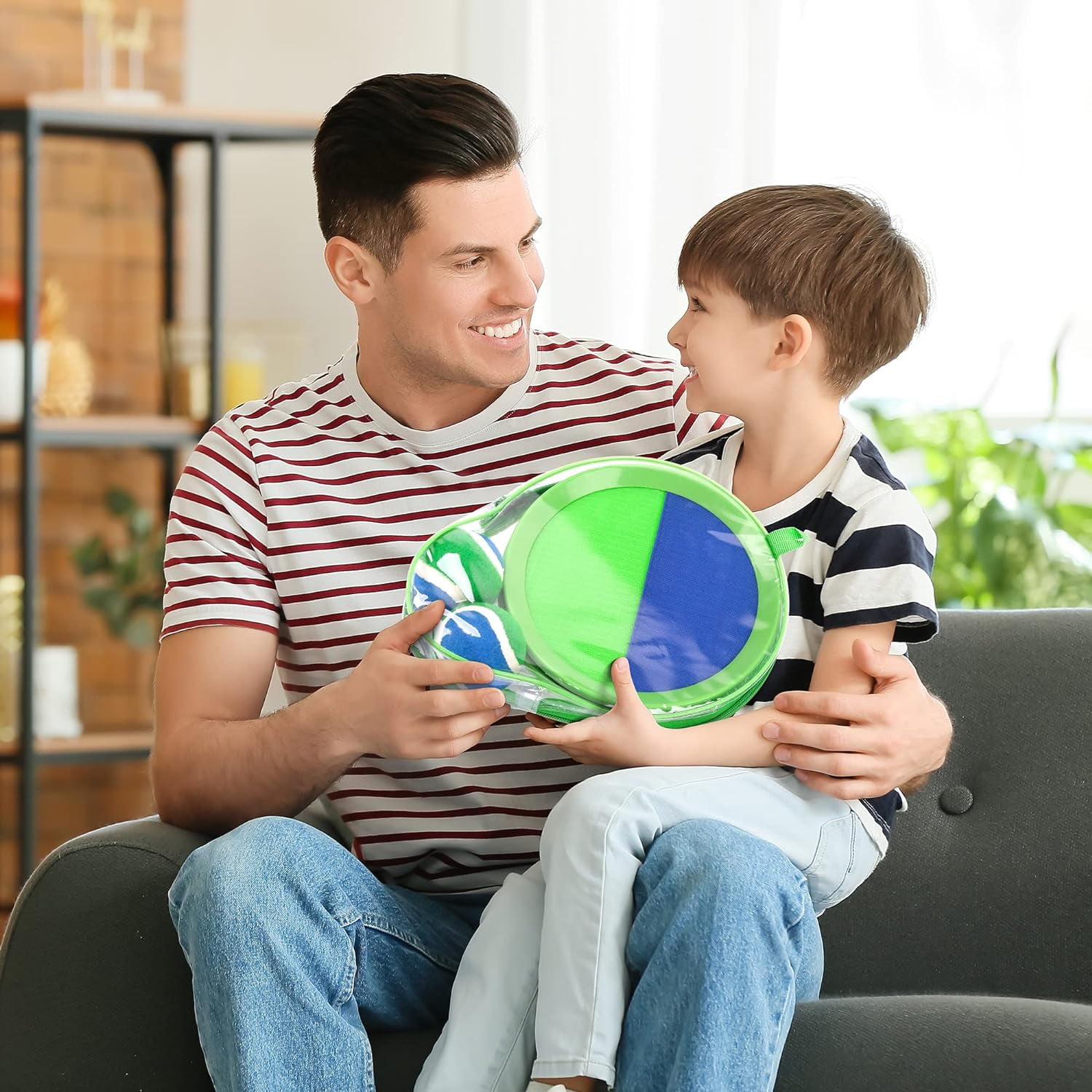 Homotte Toss Game Set for Kids Age 3 4 5 6 7 8+, Toss and Catch Game Toys, Outdoor Playground