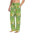thumbnail image 3 of Mens Pajama Pants - Soft Sleep & Lounge Pants for Men, Cartoon Duck Cuteness Casual PJ Bottoms Pants with Pockets, 3 of 5
