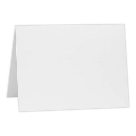 UPC: 0848614043859 | A7 Folded Card (5 1/8 x 7) – 80lb. Bright White (50 Qty.)
