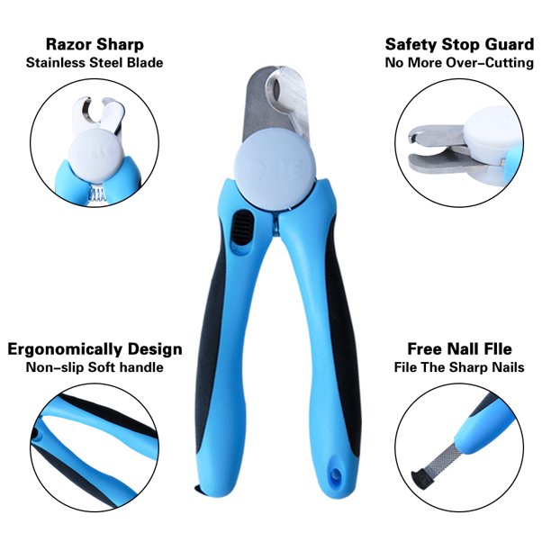 Cat Dog Nail Clippers Trimmer Professional Grooming Tools Kit