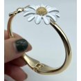 thumbnail image 3 of Pulsera de flores, pulsera de margarita, pulsera de oro, flor y abeja, margarita y abeja, casa de diseño TBVS JFHHH pequeña, 3 of 5