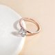 thumbnail image 3 of 1.5CT 925 Sterling Silver Engagement Rings Round Cut Solitaire Cubic Zirconia CZ Wedding Promise Rings for Her Wedding Bands for Women Size 3-11, 3 of 4