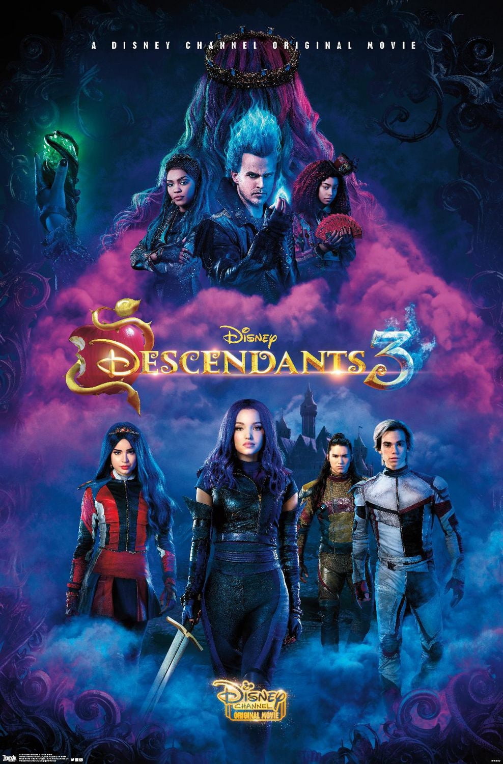 Disney Descendants 3 - One Sheet Wall Poster, 22.375" x 34"