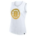 thumbnail image 2 of Women's Fanatics White Boston Bruins Activate-Slub Tank Top, 2 of 3