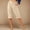 Beige, variant on DuoJiaJ Capri Pants for Women with Pockets Elastic Waist Cropped Work Pants Beige XXL