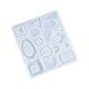 thumbnail image 5 of Molde de cristal epoxi para colgantes, pendientes, pendientes, joyas de múltiples especificaciones, espejo, molde de silicona, 5 of 5