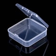 thumbnail image 5 of PP Square Storage Case Collection Box Jewelry Container Business Card Holder Red PP, 5 of 8