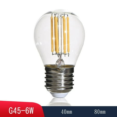 

G45 E27 2700K Clear Light Transparent LED Bulb Warm White Light Retro Nostalgia