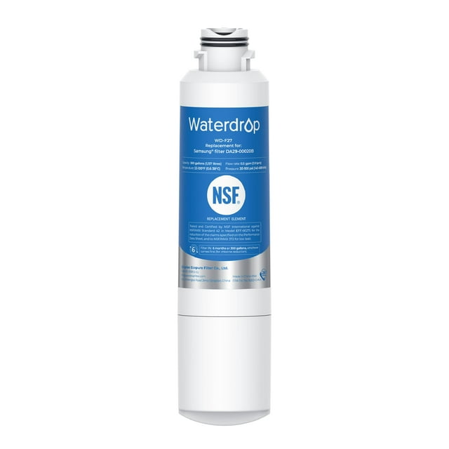 Filtro de agua para refrigerador Waterdrop DA29-00020B para Samsung