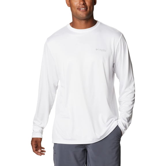 Columbia Men's Terminal Tackle PFG Moisture Wicking UV White
