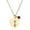 February, variant on Dainty Birthstone Necklaces for Women Stainless Steel Birth Flower Charm Necklace Jewelry Gift September