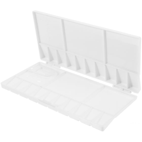SHOWERORO 1Set Watercolor Pigment Box Portable Palette For Artists With 24 Colors Practical Design Tray