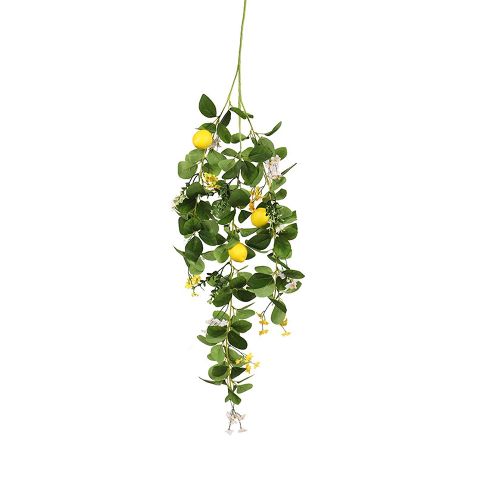 Artificial Lemon With Leaves Wall Hanging Pendant Artificial Lemon Swag