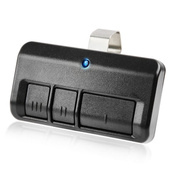 KEYLESSOPTION 893LM, 953ESTD 3 Buttons Garage Door Opener Remote Black
