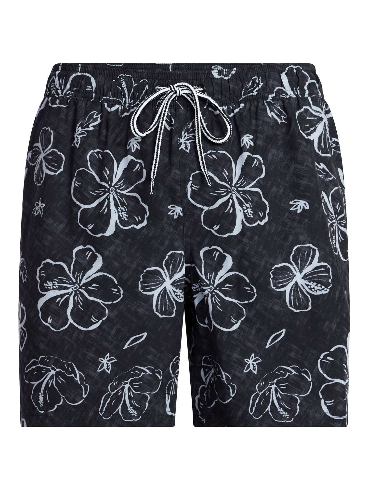 George Men's and Big Men's Performance Lined Swim Trunks, 5" Inseam, Sizes S-3XL