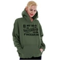 thumbnail image 4 of US Army Logo My Bro Defending Freedom Unisex Plus Size Hoodie Brisco Brands 3X, 4 of 5