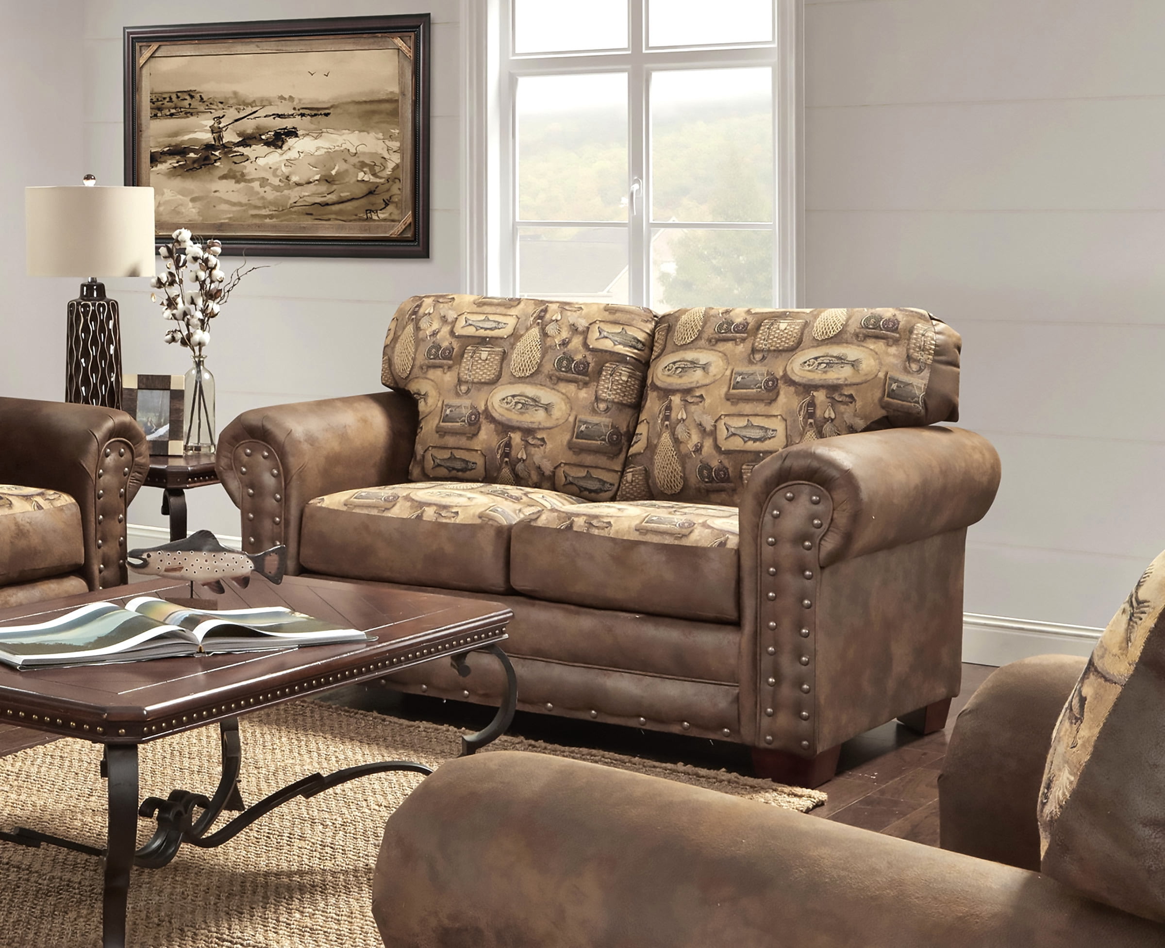 American Furniture Classics Model 8502-80 River Bend Loveseat