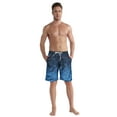 thumbnail image 2 of APTRO Mens Swim Trunks Mesh Liner Swimming Shorts Board Shorts Quick Dry Summer Beach Shorts Blue MK066 M, 2 of 9